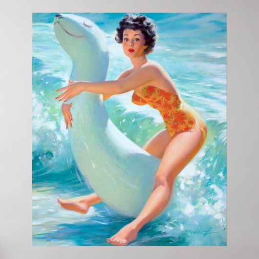 ライディングピンアップ ポスター (正面)