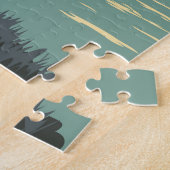 ライディングマウンテンナショナルパークカナダヴィンテージ ジグソーパズル (側面)