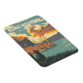 ライディングマウンテンナショナルパークカナダヴィンテージ マグネット (右側)