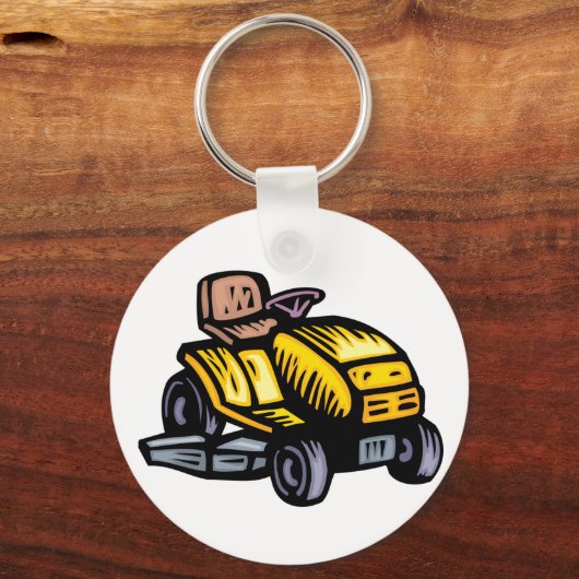 ライディングローンモーアキーチェーン キーホルダー (正面)