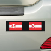 ライデンのオランダ バンパーステッカー (車上)