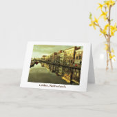 ライデンオランダ カード (黄色い花)