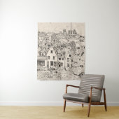 ライデンサウスオランダペンインクスケッチ タペストリー (インサイチュ)