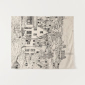 ライデンサウスオランダペンインクスケッチ タペストリー (正面(横))