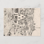 ライデンサウスオランダペンインクスケッチ ポストカード (正面)