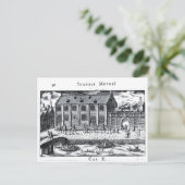 ライデン大学'Aオランダアテネ' ポストカード (スタンド正面)