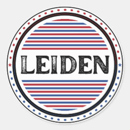 ライデン市プライド エンブレム – オランダのアイデンティティ ラウンドシール