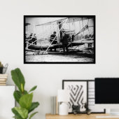 ライトが飛行機へのカヌーの取り付けを調査1909 ポスター (ホームオフィス)