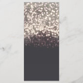 ライトきらめくロマンチックなグモダンレームメニュー メニュー (裏面)