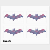 ライトこうもりStarscapeステッカー 長方形シール (シート)