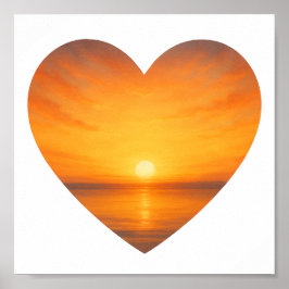 ライトでハートを満たす ポスター