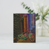 ライトでバイクを走らせる ポストカード (スタンド正面)