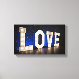 ライトで愛 キャンバスプリント