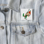 ライトで振れている小妖精や小人 缶バッジ (インサイチュ)