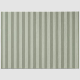 ライトとダークのセージグリーンストライプ 薄葉紙