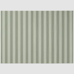 ライトとダークのセージグリーンストライプ 薄葉紙