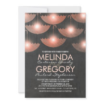 ライトと傘のチャルボードピンク結婚ズ