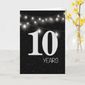 ライトと星で10周年 カード (黄色い花)