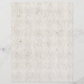 ライトなリネン背景のフライヤー チラシ (正面)