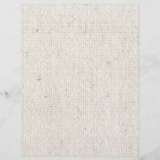 ライトなリネン背景のフライヤー チラシ (裏面)