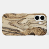 ライトな流木の木目柄のスマホケース Case-Mate iPhoneケース (裏面 (横))