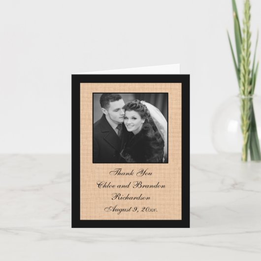 ライトな麻の葉の感謝カード サンキューカード (正面)