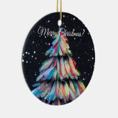 ライトに描かれる セラミックオーナメント (右)