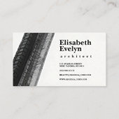 ライトに映える黒い軌跡 名刺 (裏面)