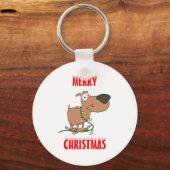 ライトに絡まる キーホルダー (正面)