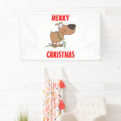 ライトに絡まる 横断幕 (インサイチュ)