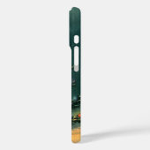 ライトのある夜のヴィンテージクリスマスツリー Case-Mate iPhoneケース (裏面 / 左)