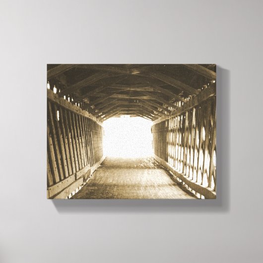 ライトのトンネル キャンバスプリント (正面)