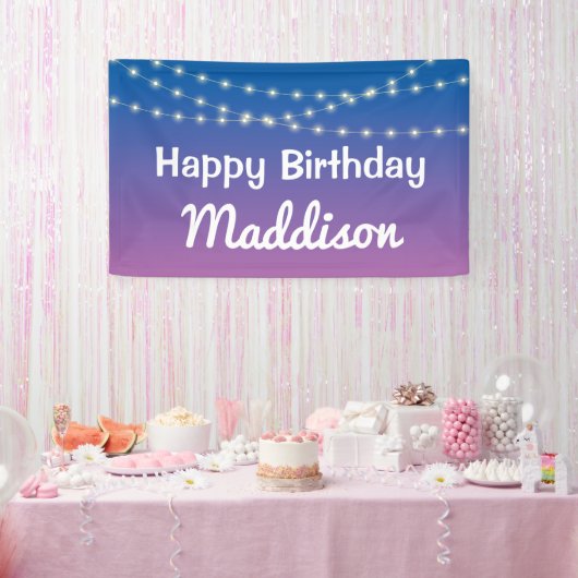 ライトの上で半分睡眠の下でパーティー 横断幕 (パーティー)