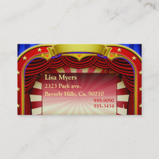 ライトの劇場 名刺