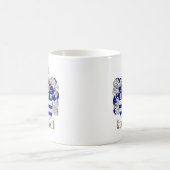 /ライトの家紋ライトの紋章付き外衣 コーヒーマグカップ (中央)