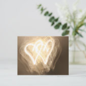 ライトの探索:ハート ポストカード (スタンド正面)