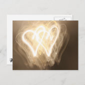 ライトの探索:ハート ポストカード (正面/裏面)