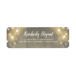 ライトの文字列素朴Wood Texture Country ラベル