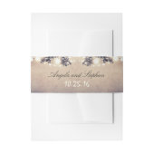 ライトの木の枝の列 招待状ベリーバンド (正面例)