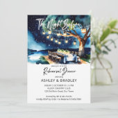 ライトの水色の前の夜 招待状 (スタンド正面)