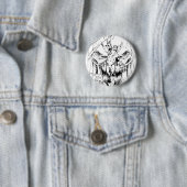 ライトの流れが付いている緑のランタン 缶バッジ (インサイチュ)