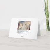 ライトの白いライオンArtCardの精神 カード (裏面)