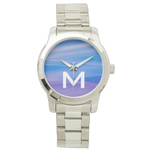 ライトの絵画抽象芸術のカラートレイル 腕時計