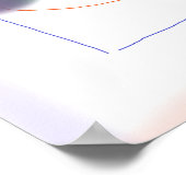 ライトの背景 ポスター (角)