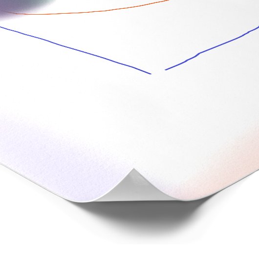 ライトの背景 ポスター (角)