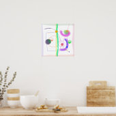 ライトの背景 ポスター (キッチン)