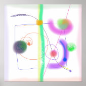 ライトの背景 ポスター (正面)