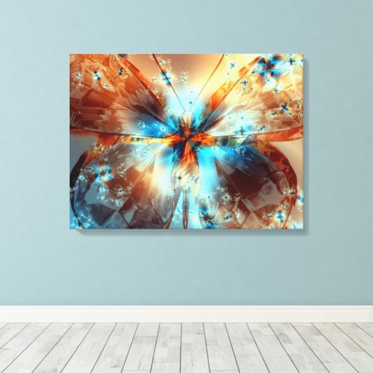 ライトの蝶 – キャンバス (インサイチュ (ウッドフロア))