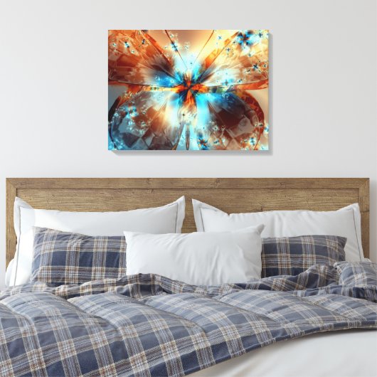 ライトの蝶 – キャンバス (インサイチュ (寝室))