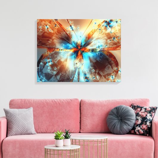 ライトの蝶 – キャンバス (インサイチュ (リビング))